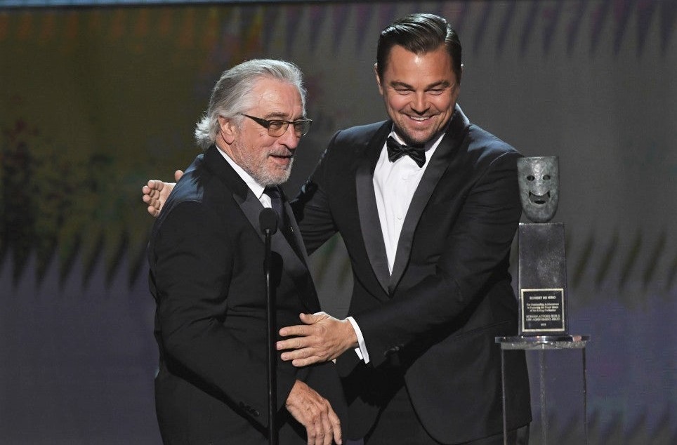 Robert De Niro wins an award